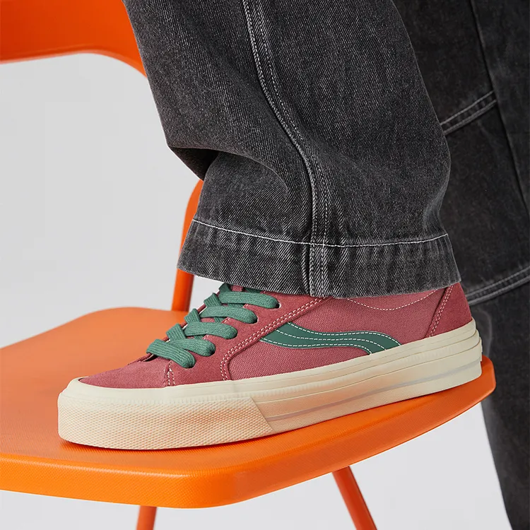 Oddcirkus X Vision Street Wear Astley Pro Skateboard Shoes Unisex Low Top Green-6