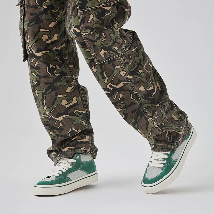 Vision Street Wear Concave Mid Top Skateboard Shoes Unisex Moss Green-7