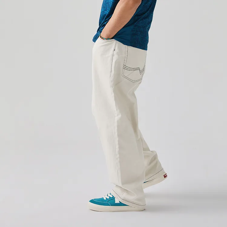 Vision Street Wear SS24 Jeans Unisex White-3