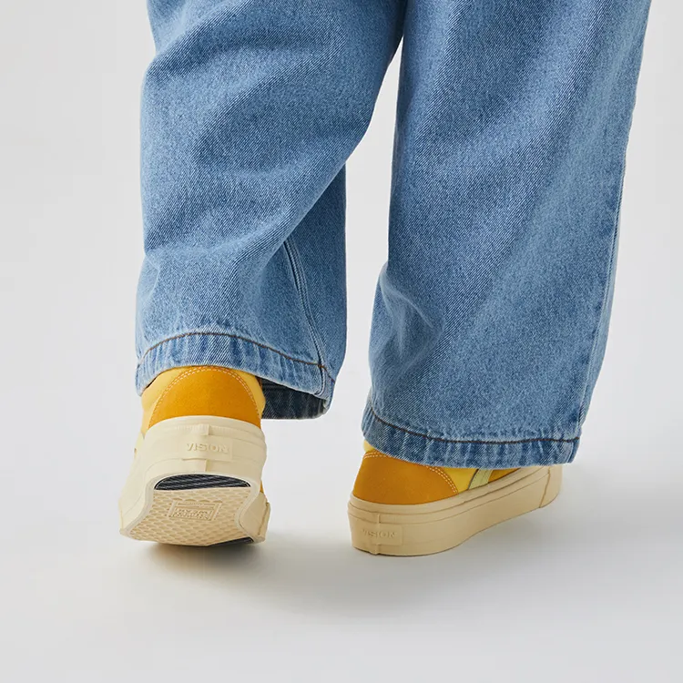 OddCIRKUS x Vision Street Wear Astley Pro Low Top Skateboard Shoes Unisex Sunset Yellow-8