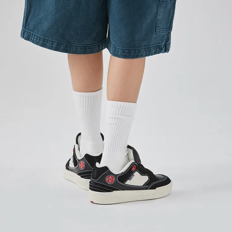 Vision Street Wear Savvy Skateboard Shoes Unisex Low Top White-8