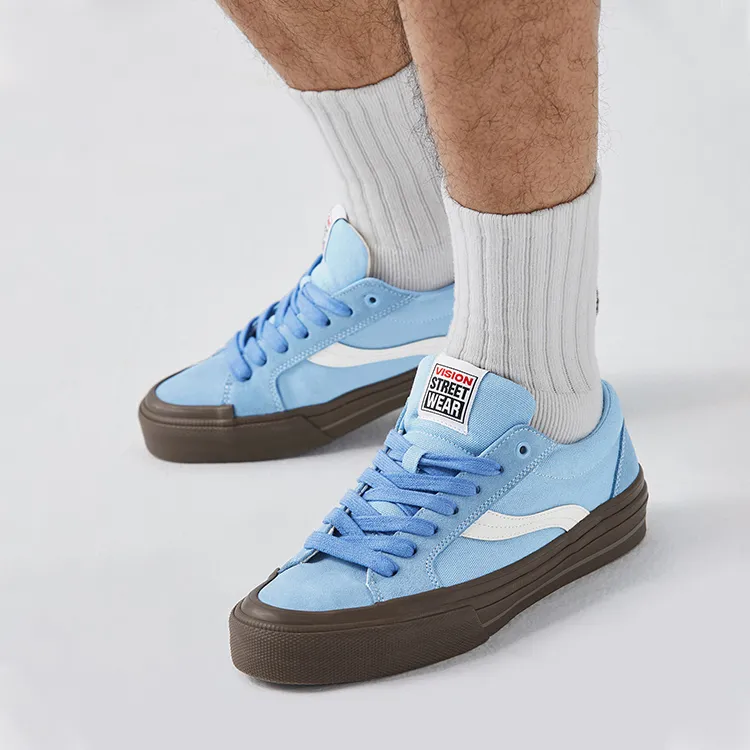 Oddcirkus X Vision Street Wear Astley Pro Skateboard Shoes Unisex Low Top White-7
