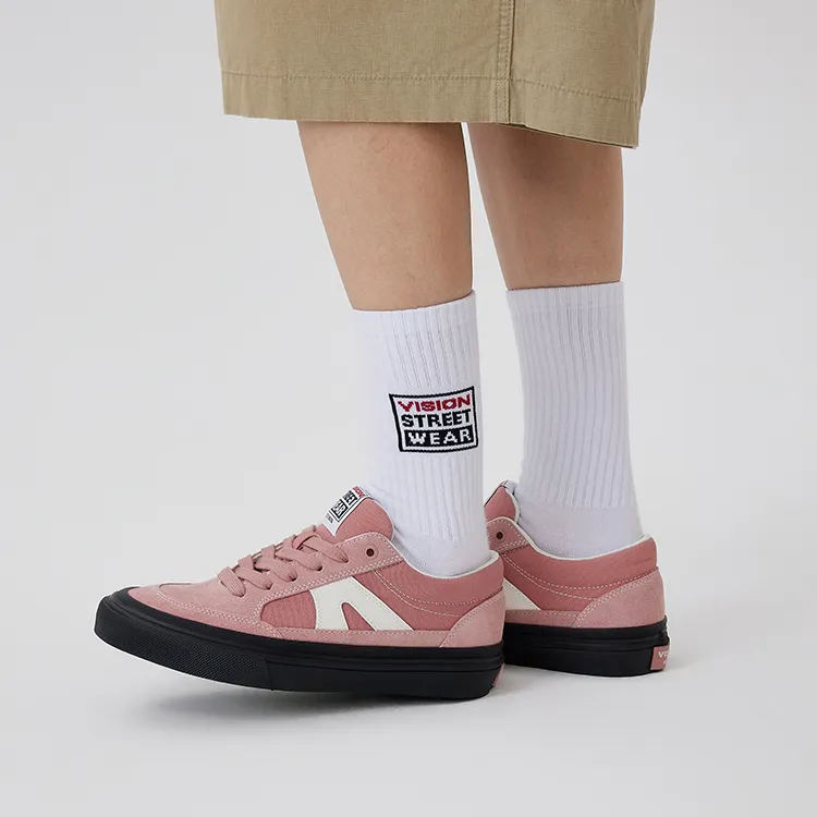 Vision Street Wear Stick Low Top Skateboard Shoes Unisex Rubber Pink-9