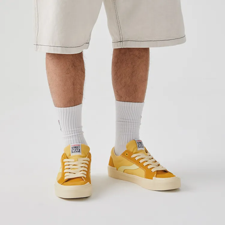 OddCIRKUS x Vision Street Wear Astley Pro Low Top Skateboard Shoes Unisex Sunset Yellow-10