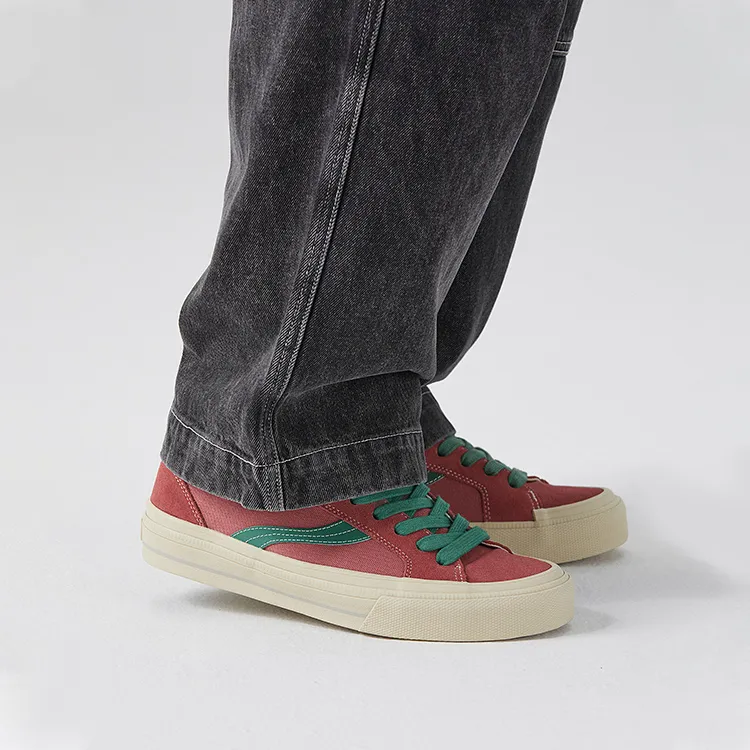Oddcirkus X Vision Street Wear Astley Pro Skateboard Shoes Unisex Low Top Green-7