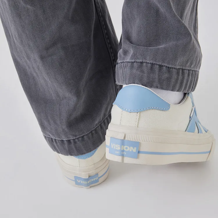 Vision Street Wear V76 Low Top Skateboard Shoes Unisex Carolina Blue-7