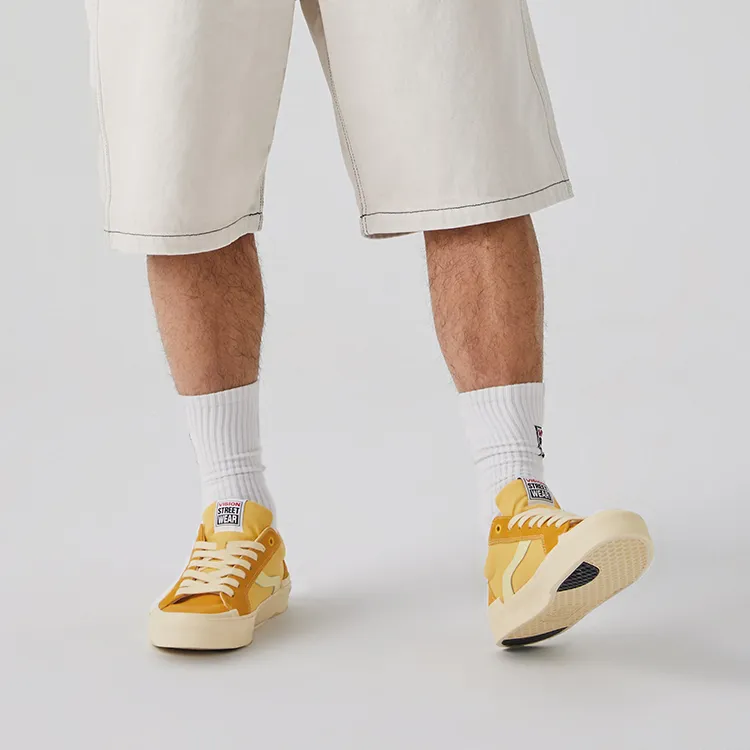 OddCIRKUS x Vision Street Wear Astley Pro Low Top Skateboard Shoes Unisex Sunset Yellow-9