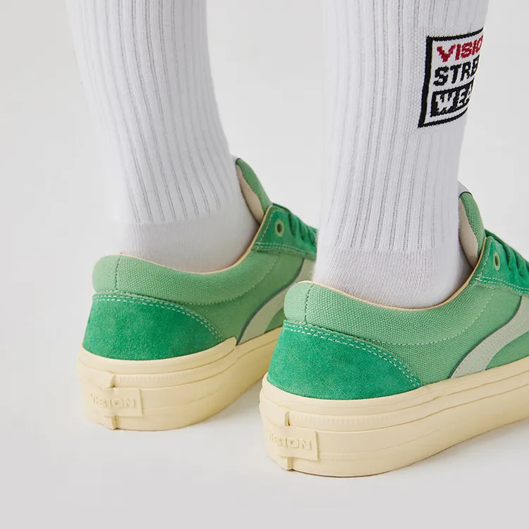 OddCIRKUS x Vision Street Wear Astley Pro Low Top Skateboard Shoes Unisex Mint Mambo Green-8