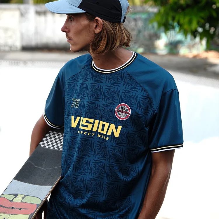 Vision Street Wear Raglan Sleeve T Shirt Unisex-4