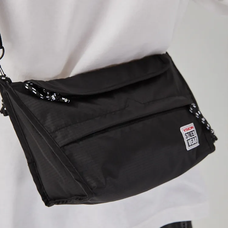 Vision Street Wear Polyamide Crossbody Bags Unisex Black-3