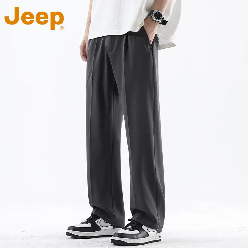 Jeep Fashion Sports Collection Casual Pants Unisex-9