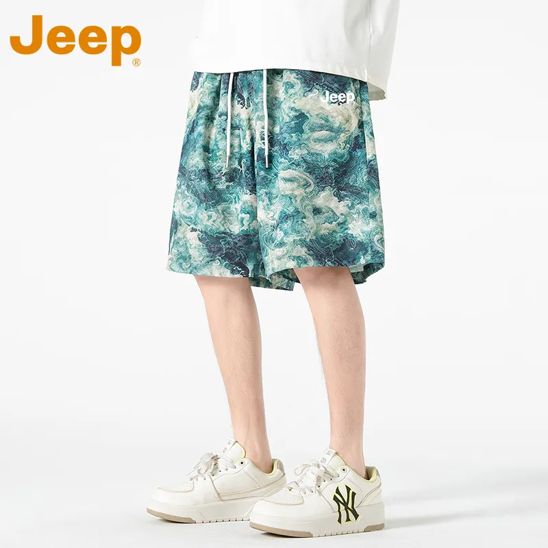 Jeep Fashion Sports Collection Casual Shorts Unisex Sri Lanka Green-3