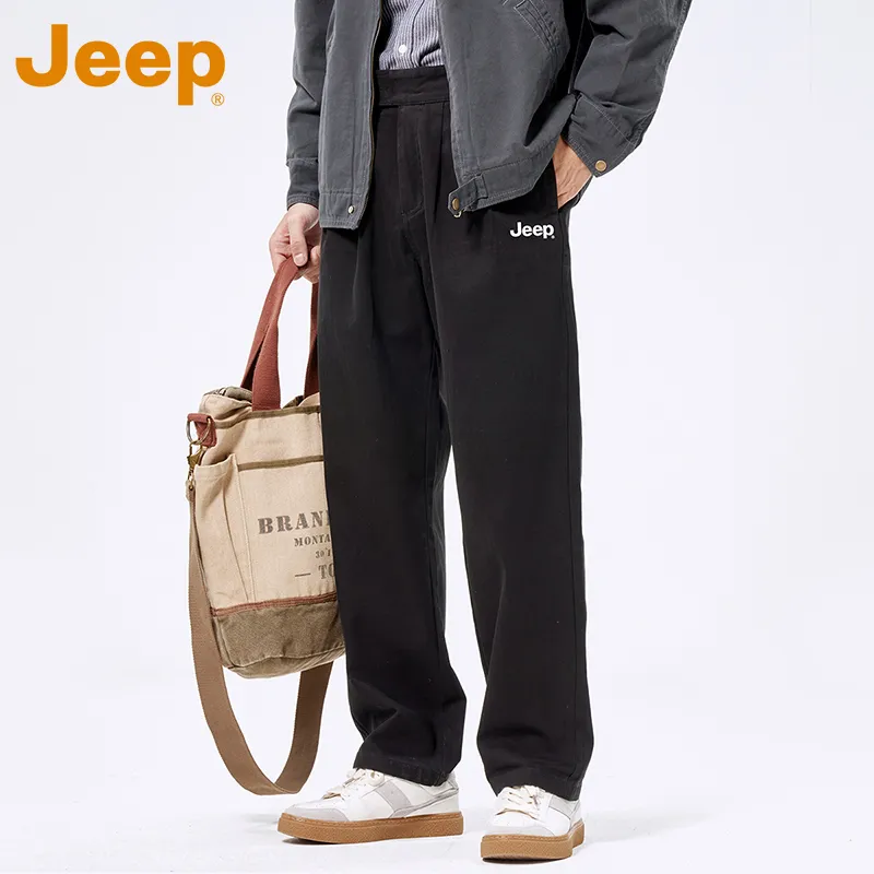 Jeep Fashion Sports Collection Casual Pants Unisex-13