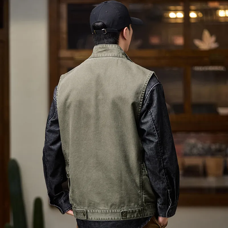 Jeep Denim Jackets Unisex Green-6