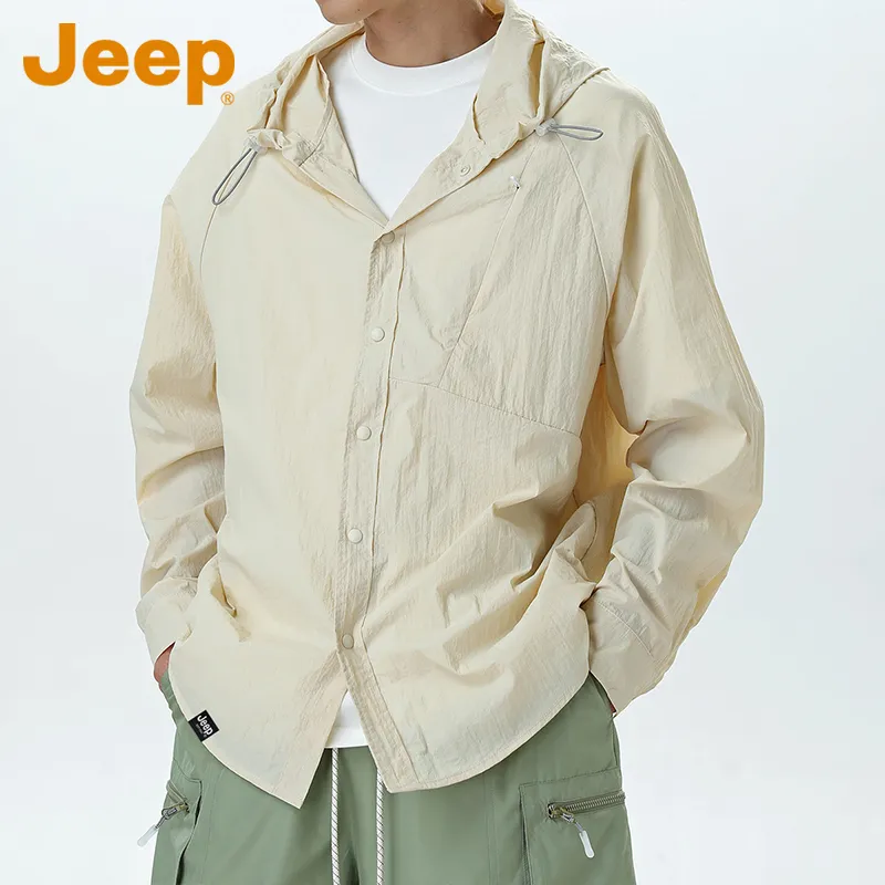Jeep Super Light UV Protection Sun Protection Clothing Unisex-20