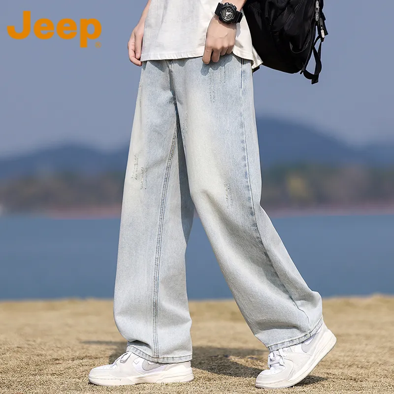Jeep Fashion Sports Collection Jeans Unisex-19