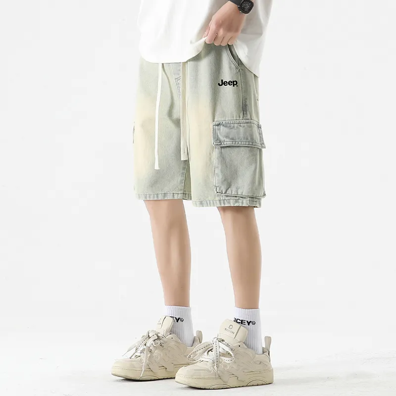 Jeep Leisure Collection Denim Shorts Unisex-3