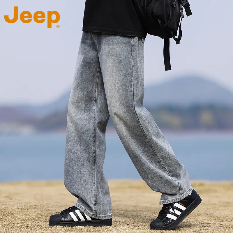 Jeep Fashion Sports Collection Jeans Unisex-11