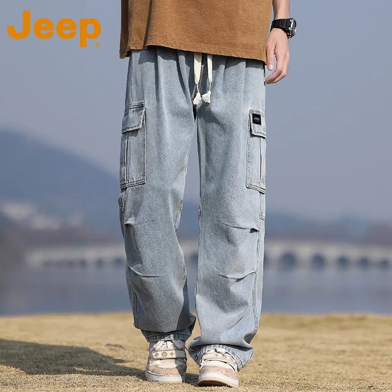 Jeep Fashion Sports Collection Jeans Unisex-2