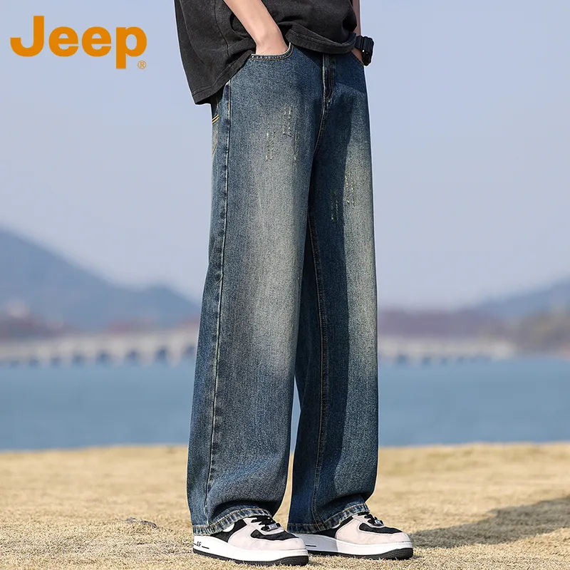 Jeep Fashion Sports Collection Jeans Unisex-6