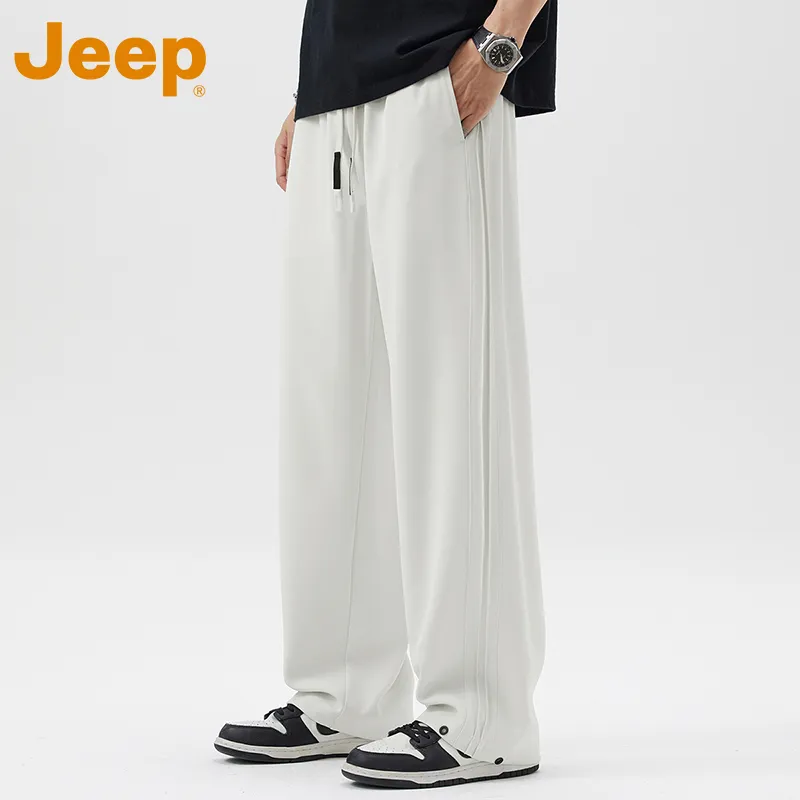 Jeep Fashion Sports Collection Casual Pants Unisex-11