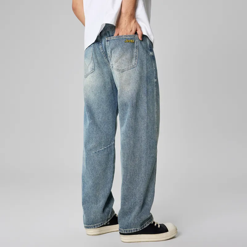 Jeep Theme Series Jeans Unisex Vintage Blue-6