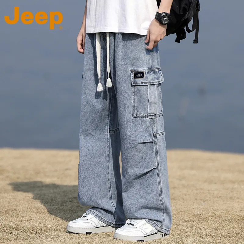 Jeep Fashion Sports Collection Jeans Unisex-14
