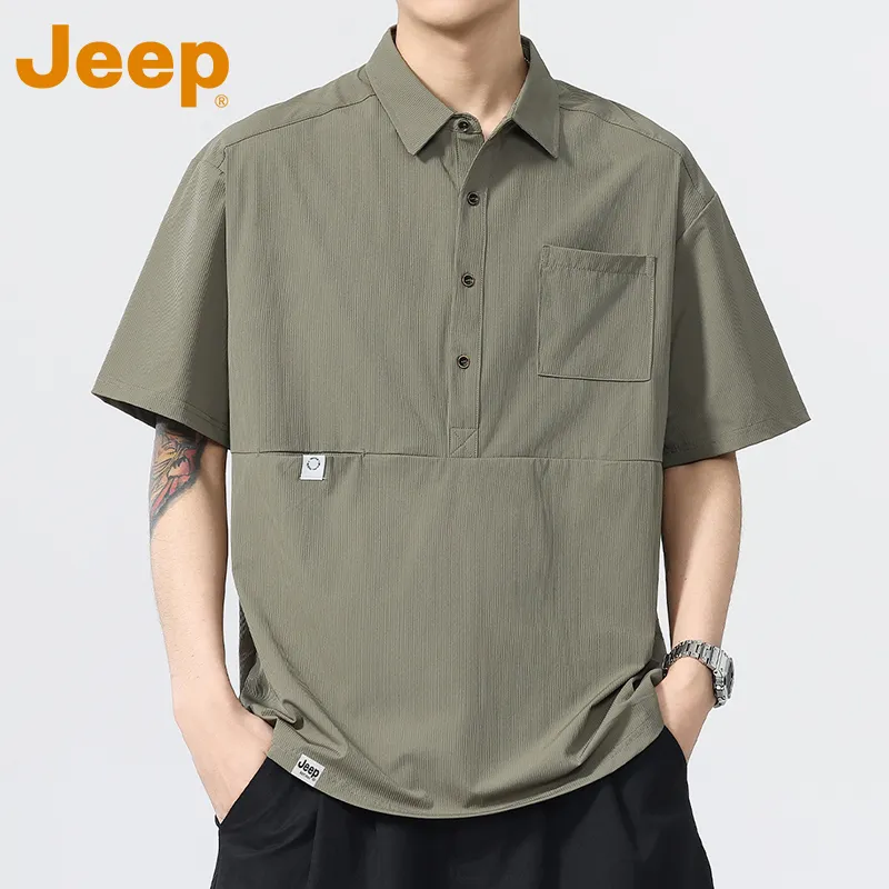 Jeep Sports & Outdoors Polo Shirt Men's-12