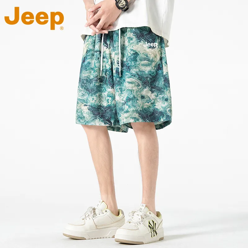 Jeep Fashion Sports Collection Casual Shorts Unisex Sri Lanka Green-2