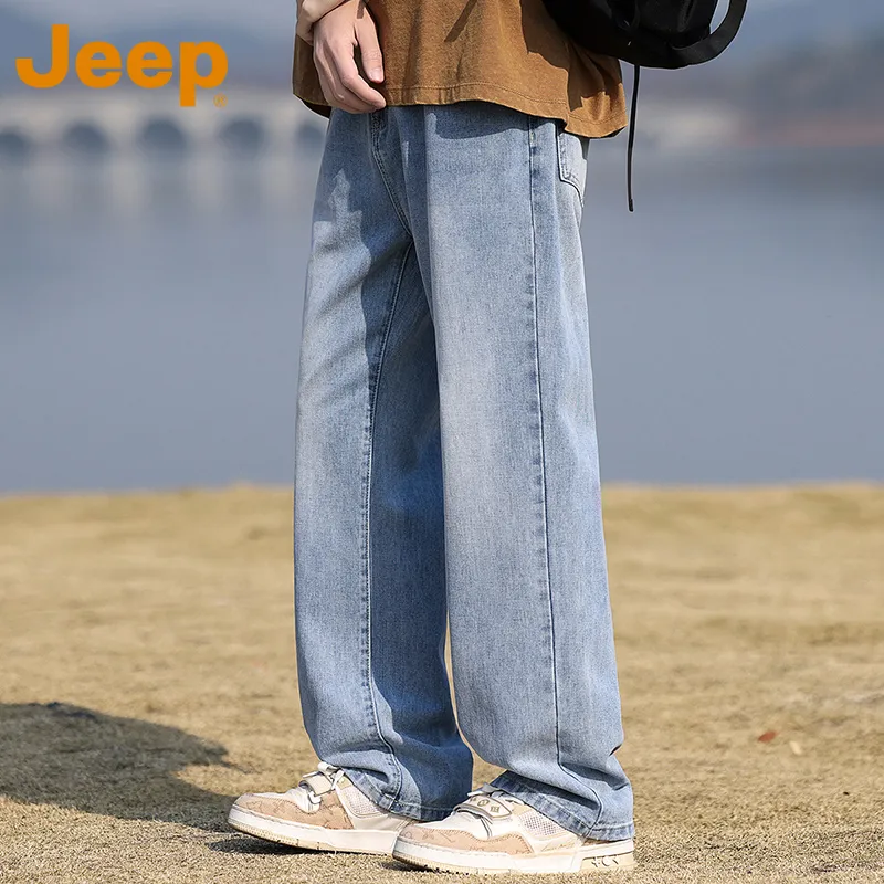 Jeep Fashion Sports Collection Jeans Unisex-5