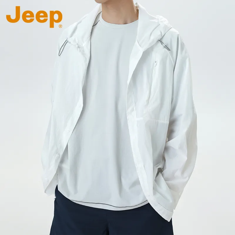 Jeep Super Light UV Protection Sun Protection Clothing Unisex-2