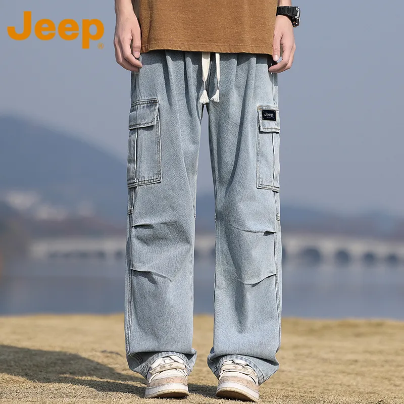 Jeep Fashion Sports Collection Jeans Unisex-7