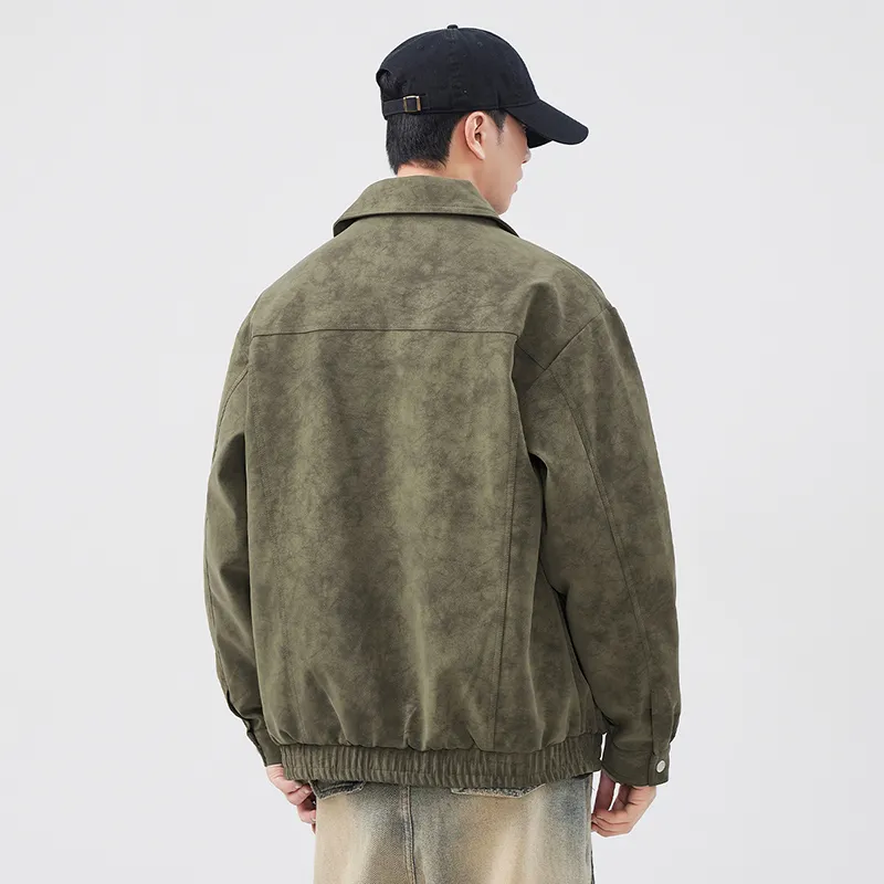 Jeep Fashion Sports Collection Leather Jacket Unisex-11