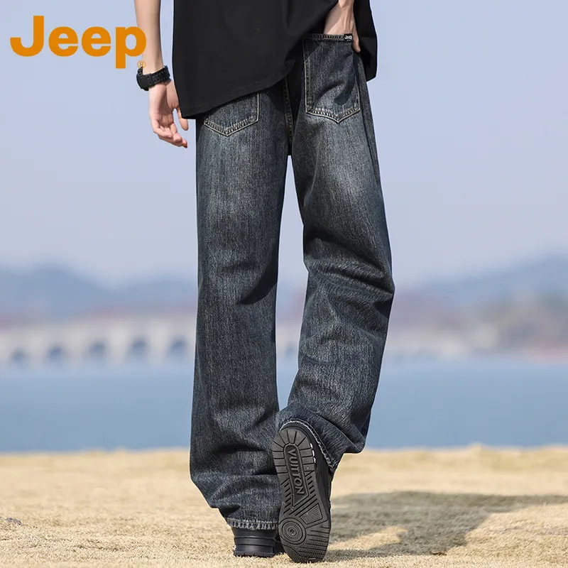 Jeep Fashion Sports Collection Jeans Unisex-20