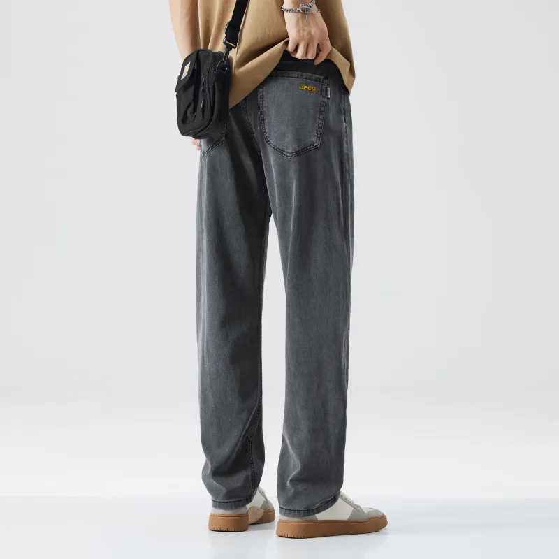 Jeep Fashion Sports Collection Jeans Unisex Gray-2