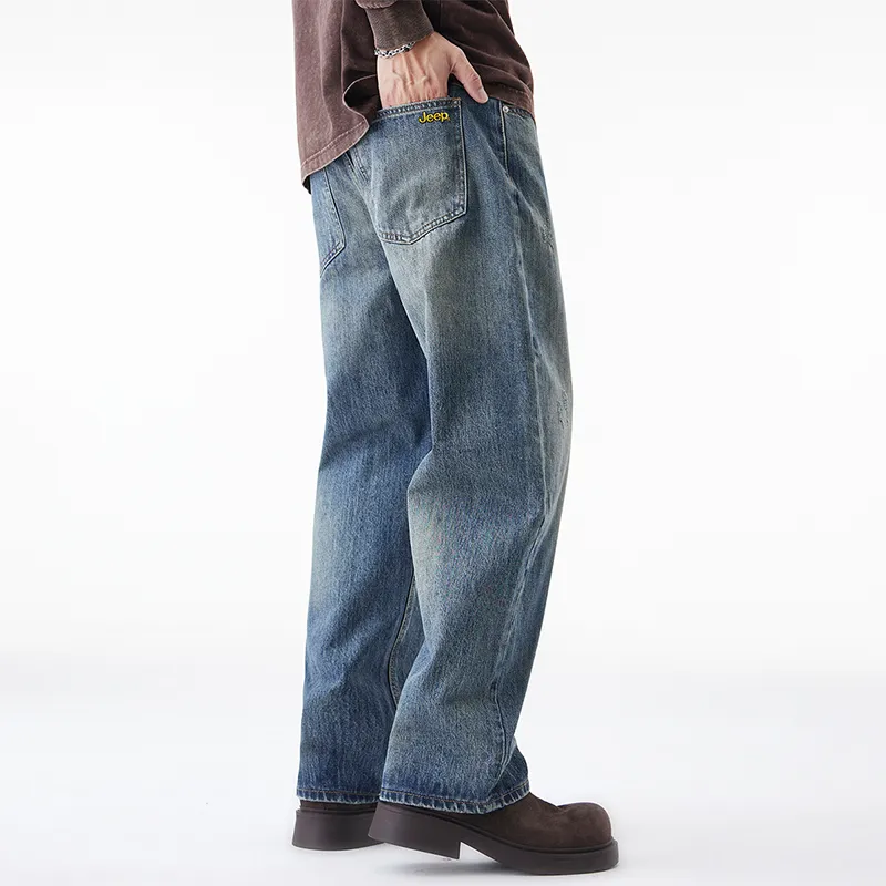 Jeep Fashion Sports Collection Jeans Unisex Blue-4