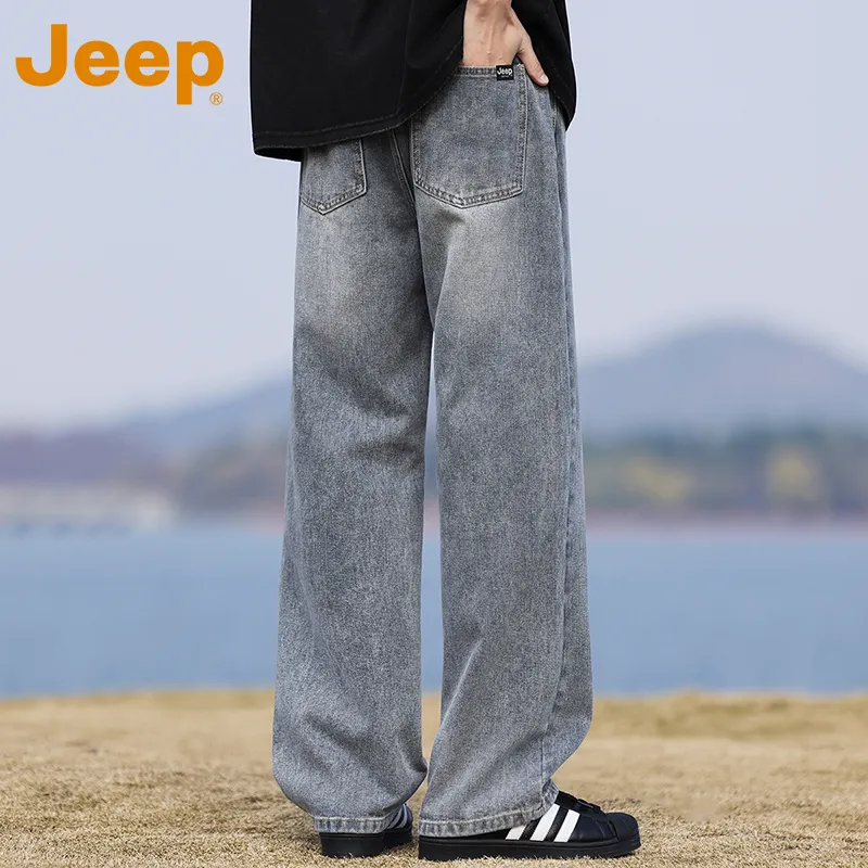 Jeep Fashion Sports Collection Jeans Unisex-12