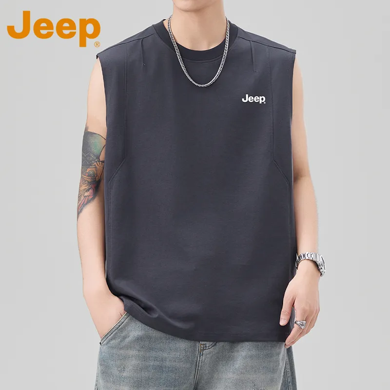 Jeep Fashion Sports Collection Tank Top Unisex-17