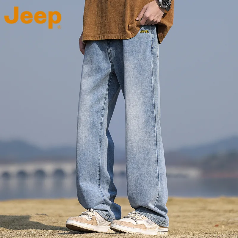 Jeep Fashion Sports Collection Jeans Unisex-3