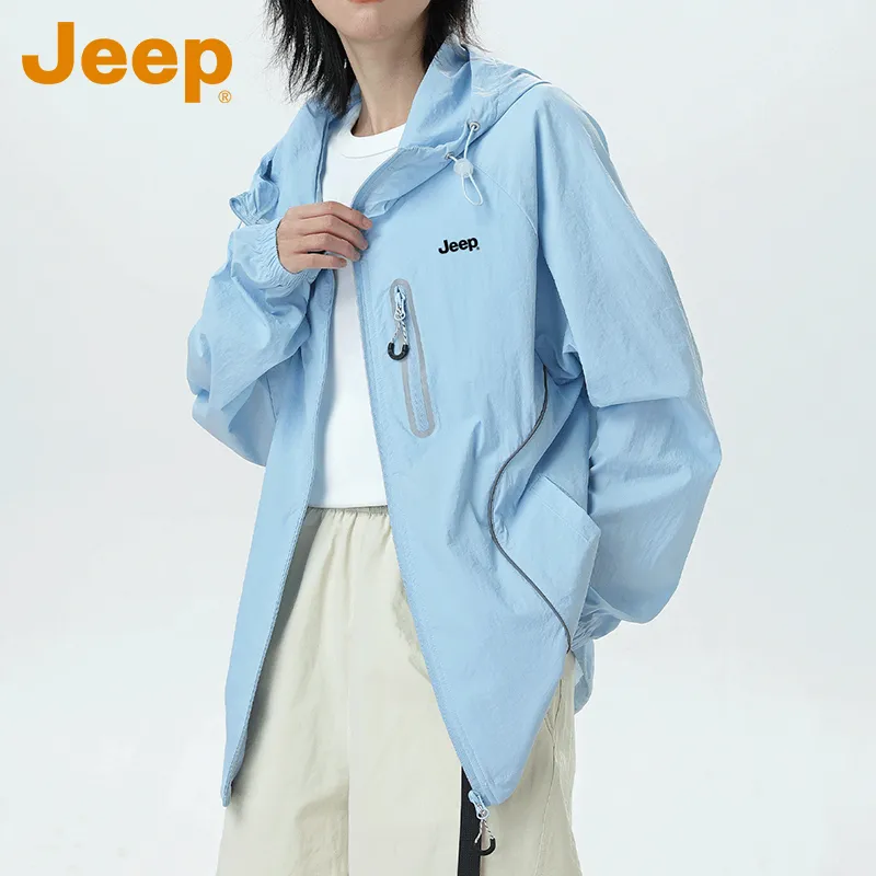Jeep Super Light UV Protection Sun Protection Clothing Unisex-14
