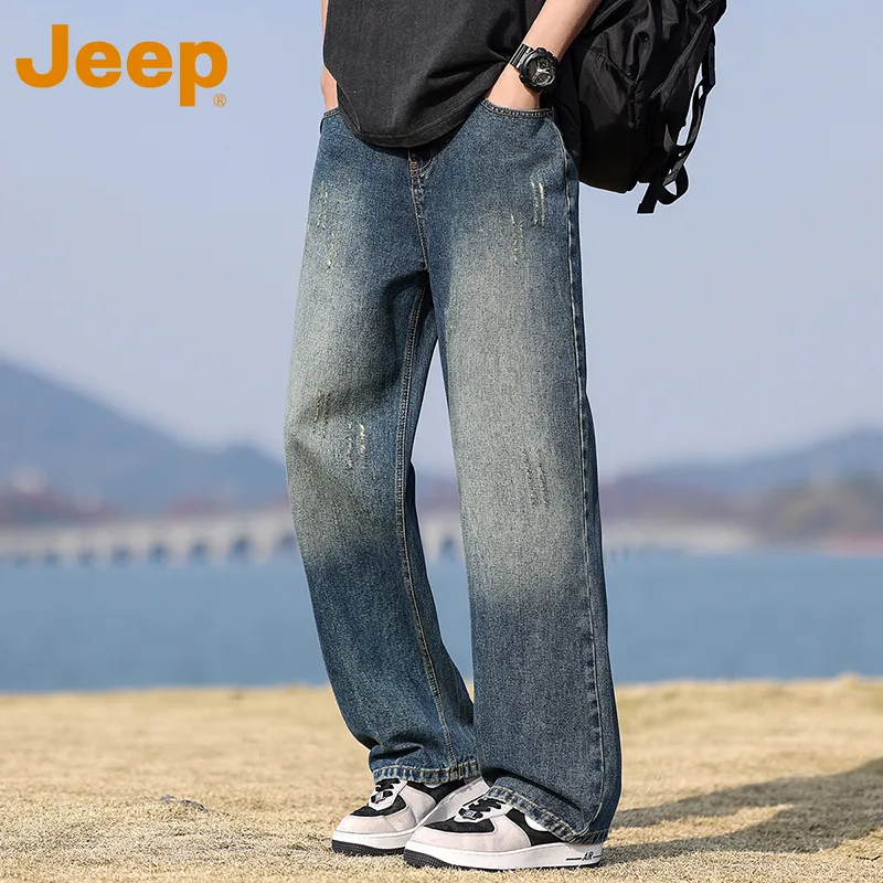 Jeep Fashion Sports Collection Jeans Unisex-4