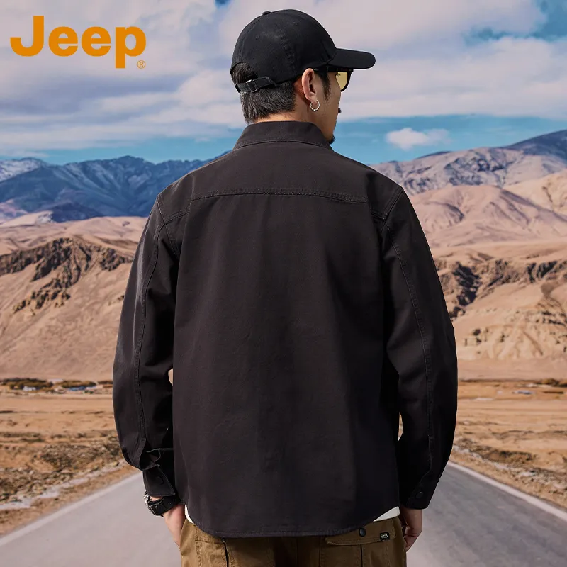 Jeep Outdoor Casual Shirt Unisex-9