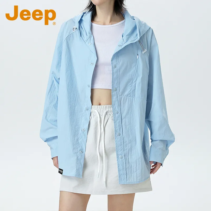 Jeep Super Light UV Protection Sun Protection Clothing Unisex-9