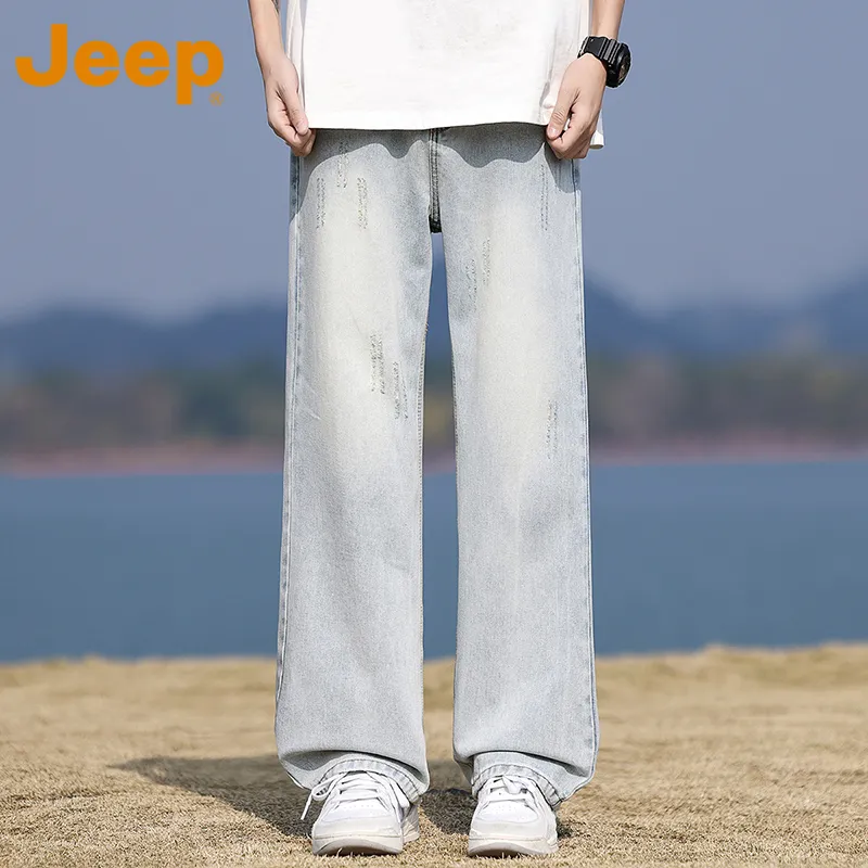Jeep Fashion Sports Collection Jeans Unisex-17