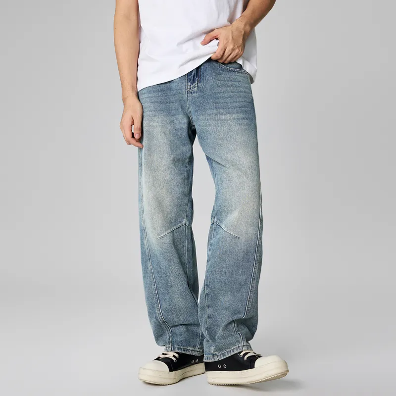 Jeep Theme Series Jeans Unisex Vintage Blue-2