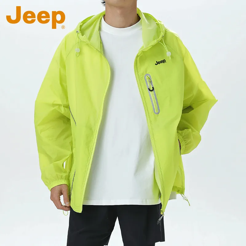 Jeep Super Light UV Protection Sun Protection Clothing Unisex-18