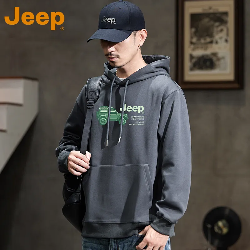 Jeep Outdoor Casual Sweatshirt Unisex-10