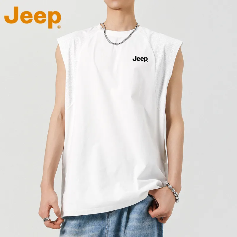 Jeep Fashion Sports Collection Tank Top Men's-13