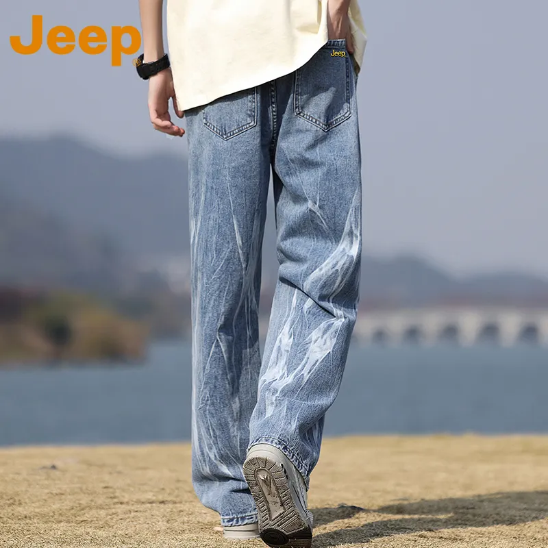 Jeep Fashion Sports Collection Jeans Unisex-14
