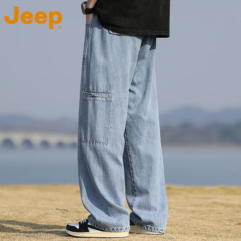 Jeep Fashion Sports Collection Jeans Unisex-5